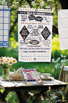Comic Catchphrase Tea Towel, 2 for £15!