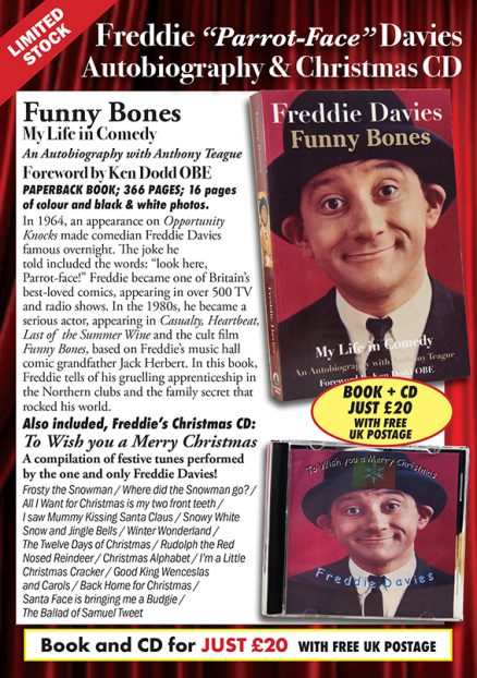 Freddie “Parrot-Face” Davies Autobiography & Christmas CD