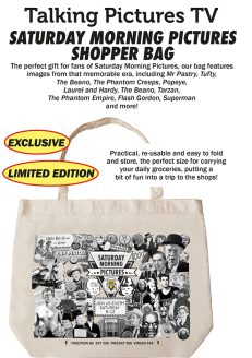 The Talking Pictures TV Saturday Morning Pictures Shopper Bag