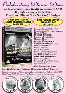 Celebrating Diana Dors: 2-DISC BOX SET PLUS LIMITED EDITION EXCLUSIVE BADGE SET