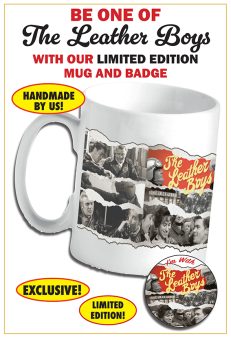 The Leather Boys LIMITED EDITION Mug and Badge