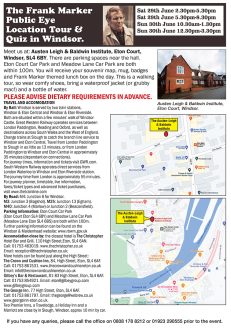 The Frank Marker Public Eye Location Tour & Quiz in Windsor Information