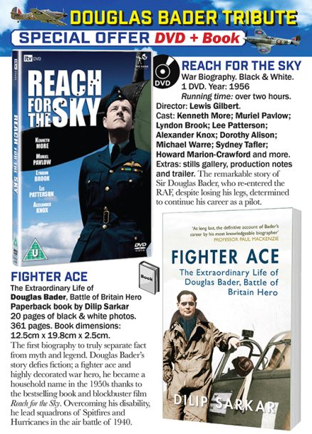 DOUGLAS BADER TRIBUTE Book and DVD Together