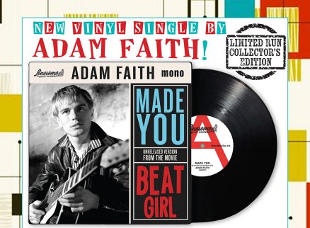 Adam Faith Limited Edition Collector’s Vinyl Single “Made You”