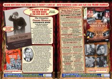 The Complete Frank Randle Paperback Book PLUS Music Hall & Variety Act Memories Vol 2 3-DVD Set