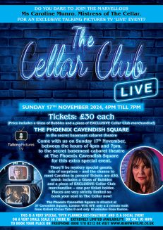 The Cellar Club Live!  SUNDAY 17TH NOVEMBER 2024, 4PM TILL 7PM (SOLD OUT!)