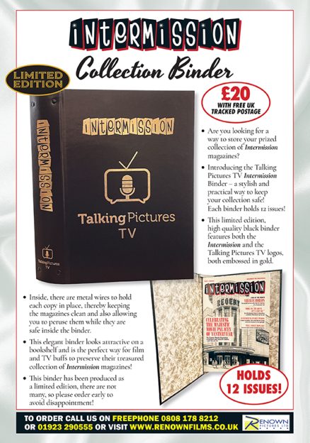 Limited Edition Intermission Collection Binder