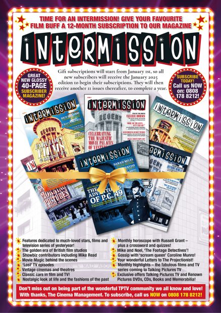 Intermission Magazine 12 Month Subscription from June 2025