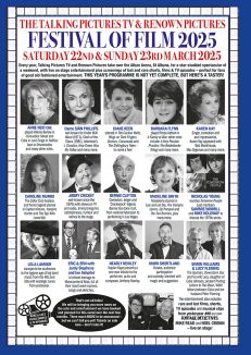 The Talking Pictures TV & Renown Pictures Festival of Film at The Alban Arena, Guest Information
