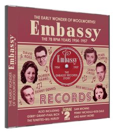 THE EARLY WONDER OF WOOLWORTHS Embassy Records The 78RPM Years 1954-1957 2-CD Set