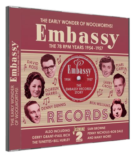 THE EARLY WONDER OF WOOLWORTHS Embassy Records The 78RPM Years 1954-1957 2-CD Set