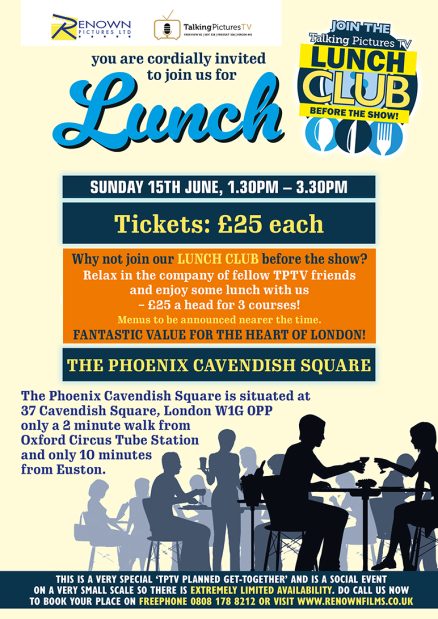 SOLD OUT! An Afternoon with Hayley Mills Lunch Separate from the Hayley Mills Event ticket