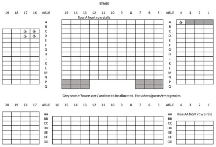 Monmouth Savoy Seating Plan