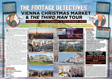THE FOOTAGE DETECTIVES: VIENNA CHRISTMAS MARKET & THE THIRD MAN TOUR TUESDAY 2 – SATURDAY 6 DECEMBER 2025