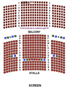 Hebden Bridge Picture House Seating Plan