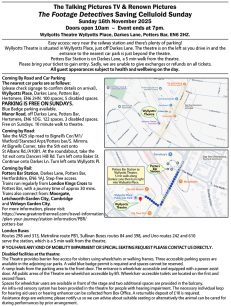 The Footage Detectives – Saving Celluloid Sunday – 16th November 2025 INFO SHEET