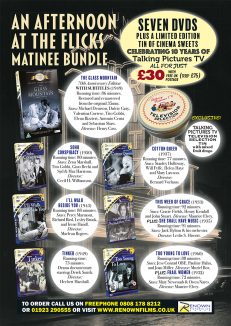 An Afternoon at the Flicks Matinee Bundle 7 DVDs PLUS a Limited Edition TPTV Television Selection Tin of Mixed Fruit Drops