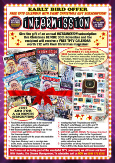 EARLY BIRD OFFER: Intermission Magazine CHRISTMAS Gift Subscription - Purchase Before 30th November & Receive a FREE CALENDAR! Will be sent out in December with your christmas magazine.