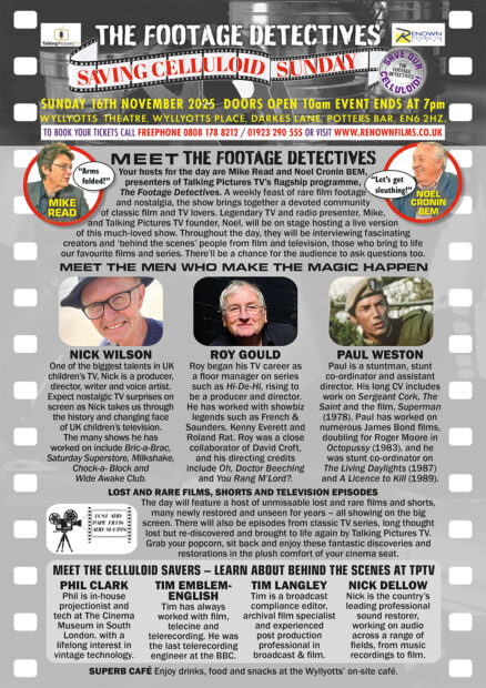 The Footage Detectives Saving Celluloid Sunday Guest Information